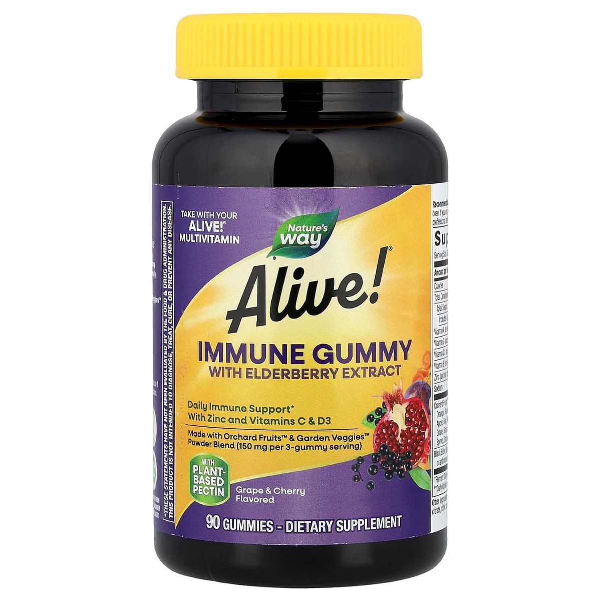 Nature'S Way - Alive! Immune With Elderberry - 90 Gummies