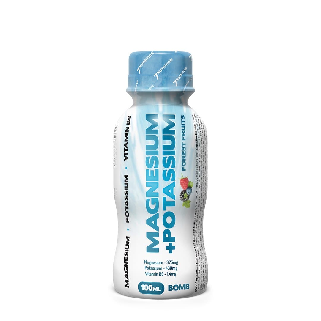 7 Nutrition - Magnesium + Potassium - 100ml – 7 Nutrition förpackning