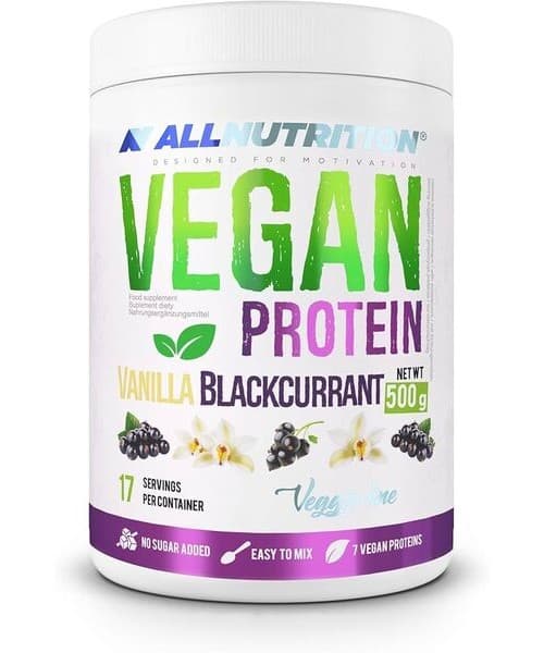 Allnutrition Vegan Protein Vanilla Blackcurrant - 500g
