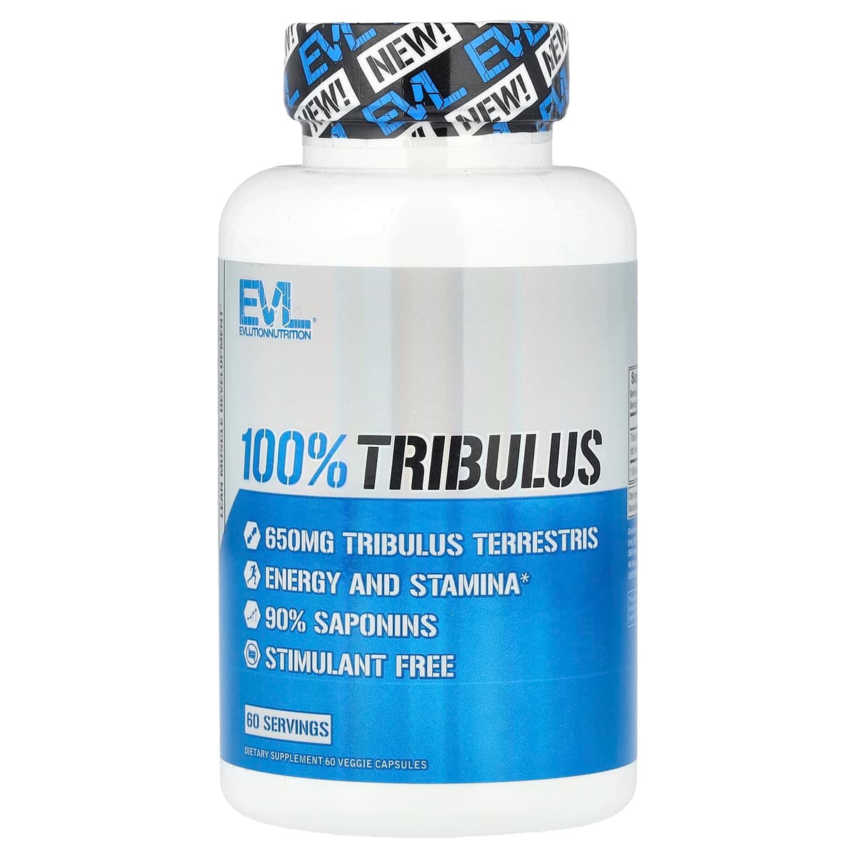 EVLution Nutrition - 100% Tribulus - 60 Vcaps