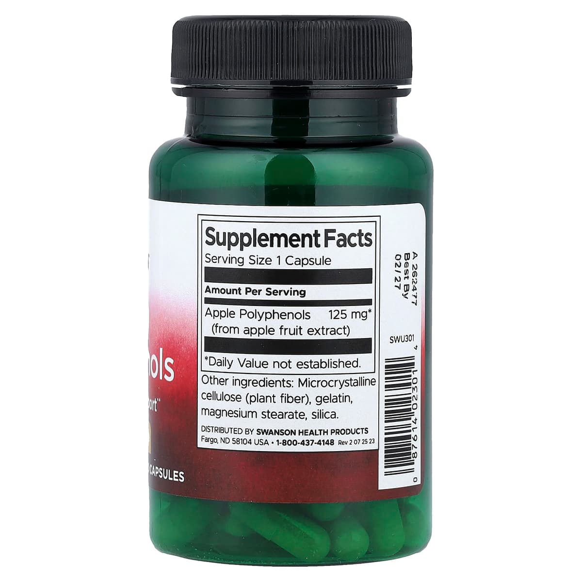 Swanson - Apple Polyphenols, 125mg - 60 Caps