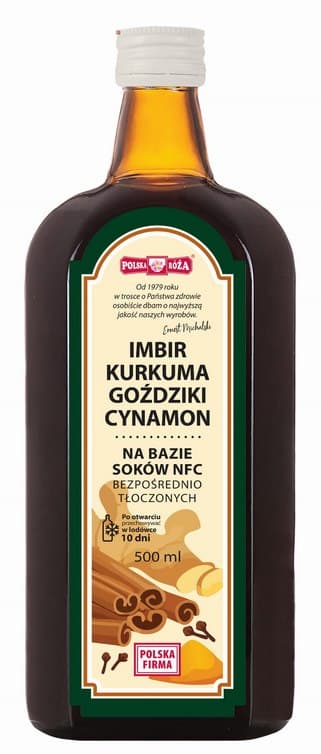 Polska Róża - Ginger Turmeric Cloves Cinnamon NFC Juice Base