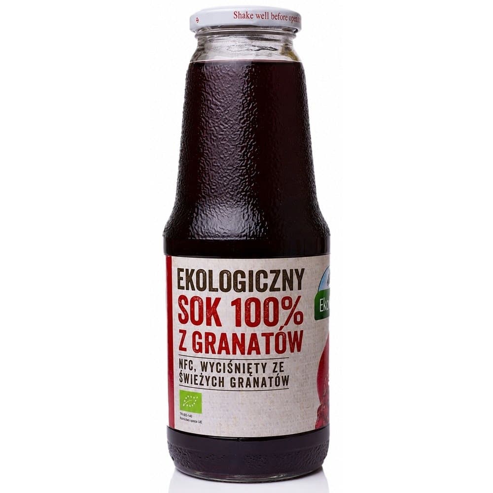 EkoWital - Organic Pomegranate Juice 100% - 1000ml – EkoWital förpackning
