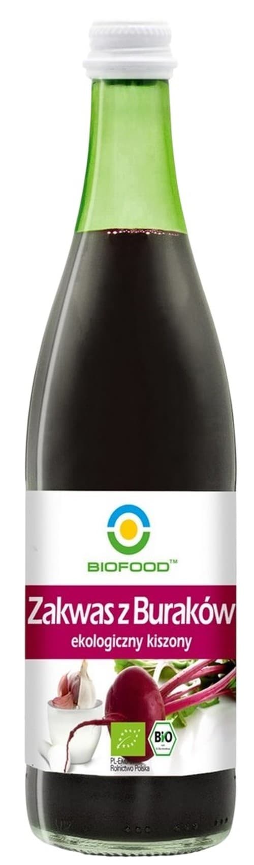 BIOFOOD - Beet Kvass - 500ml – Bio Food förpackning