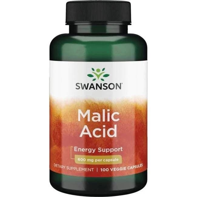 Swanson - Malic Acid - 100 Vcaps – Swanson förpackning