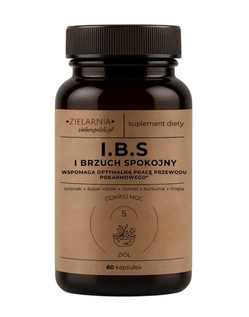 Zielarnia - I.B.S Calm Stomach - 60 Kapsułek (60 Caps) – Zielarnia förpackning
