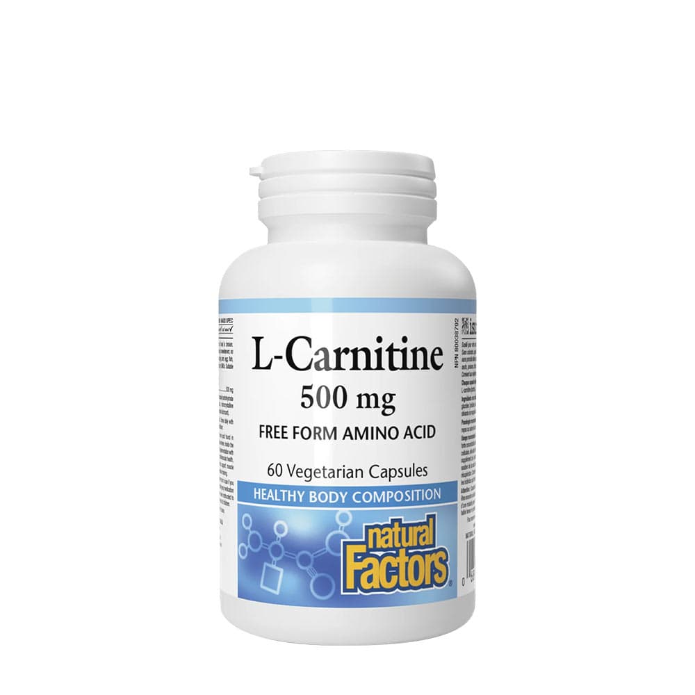 Natural Factors - L-Carnitine 500mg - 60 Vcaps