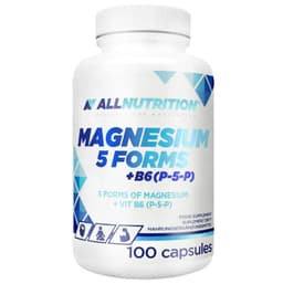Allnutrition - Magnesium 5 Forms + B6 (P-5-P) - 100 Caps