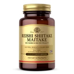 Solgar - Reishi, Shiitake, Maitake Mushroom Extract - 30 Days - 50 Caps