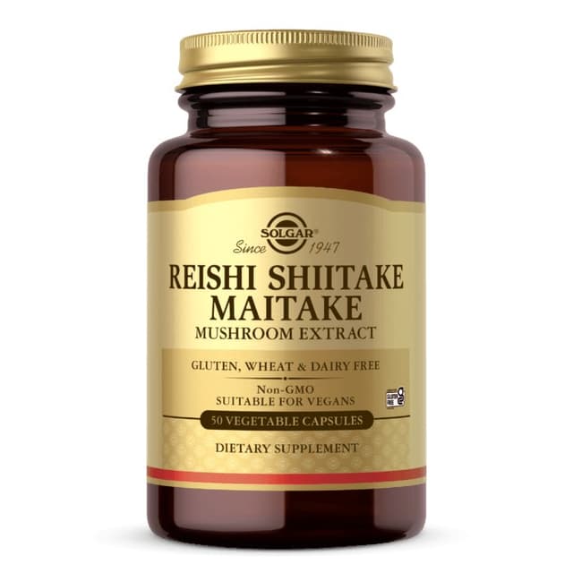 Solgar - Reishi-, shiitake- ja maitakesieniuute – Solgar