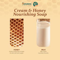 Himalaya - Cream & Honey Nourishing Soap - 75g (KORT DATUM 2026-08-30)