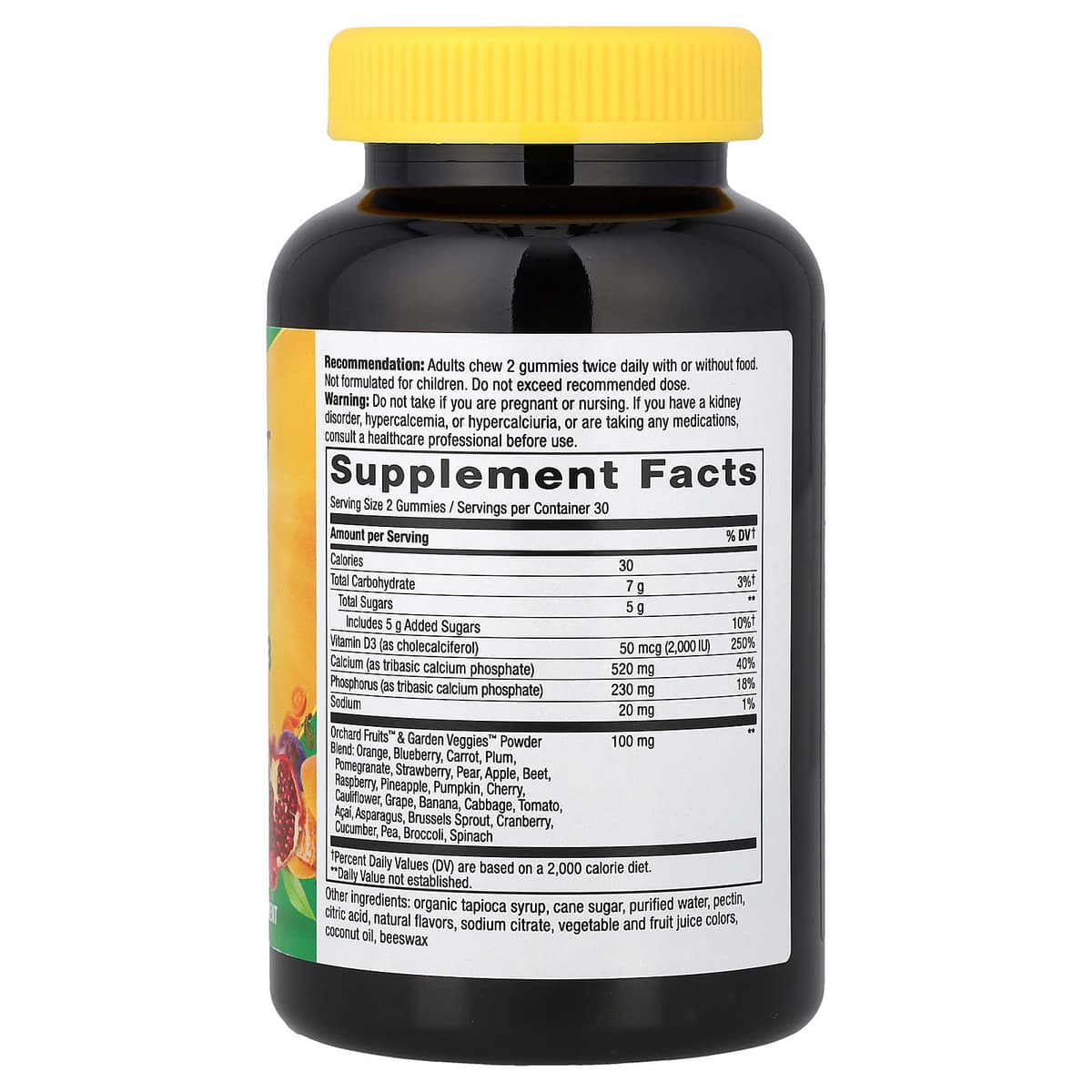 Nature'S Way - Alive! Calcium + D3 Gummies - 60 Gummies