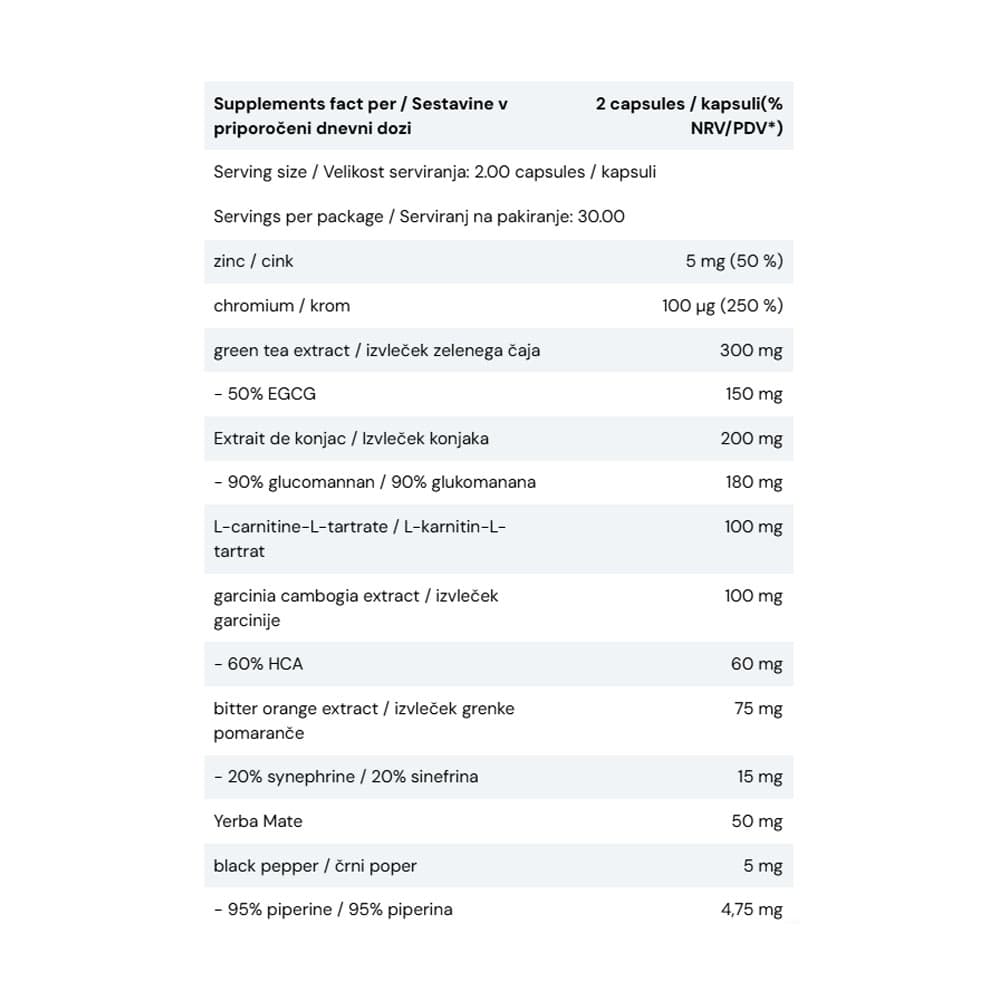 Zoe Nutrition - EGCG - 60 kapslar