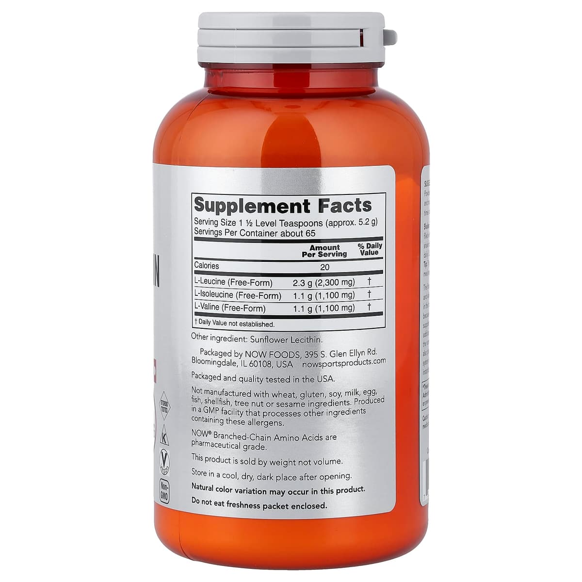 NOW Foods - Branched-Chain Amino Acid Powder - 12 oz