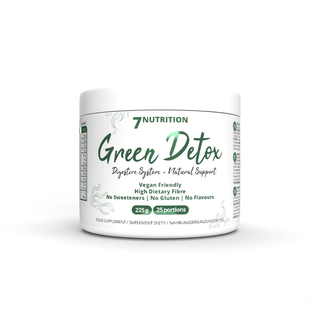 7 Nutrition - 7Nutrition Green Detox 225 g – 7 Nutrition förpackning