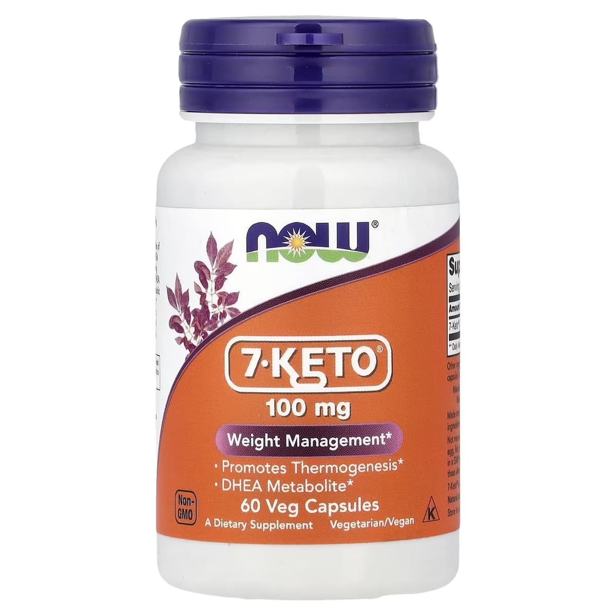 NOW Foods - 7-KETO - 100mg, 60 Vcaps