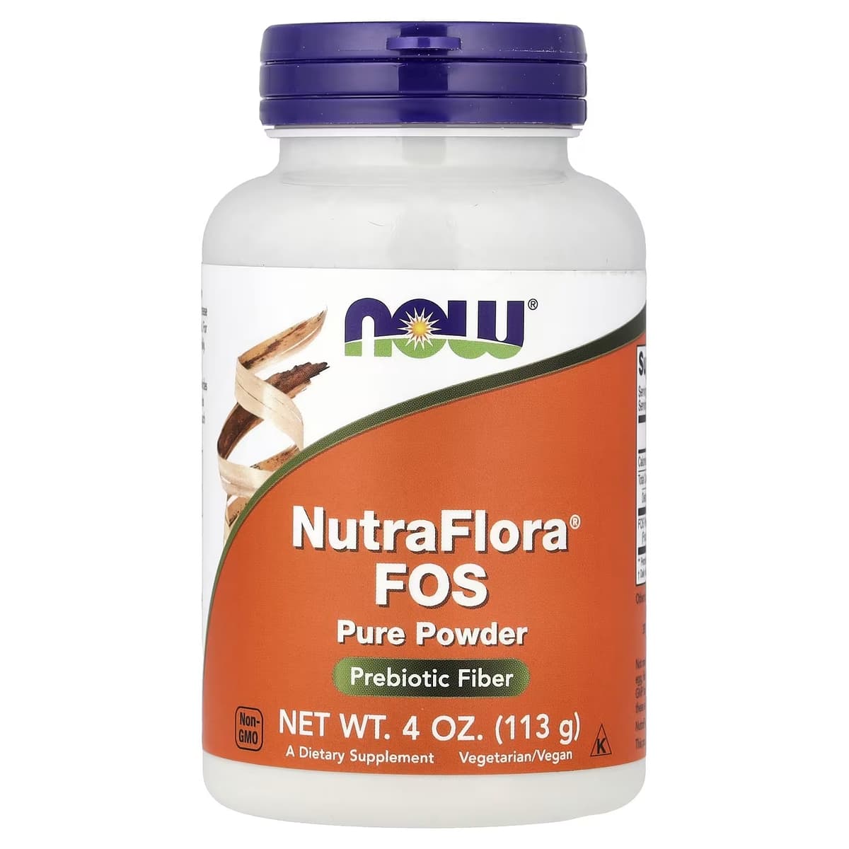 NOW Foods - Nutraflora FOS Pure Powder - 113g