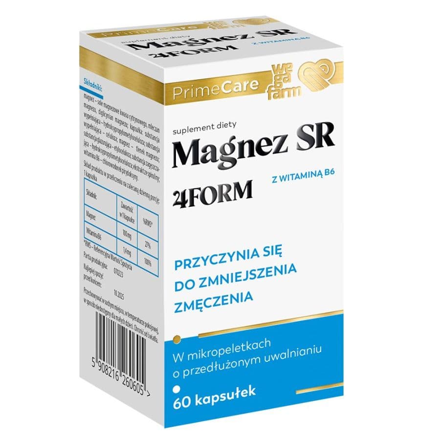 PrimeCare WegaFarm - Magnesium SR with Vitamin B6