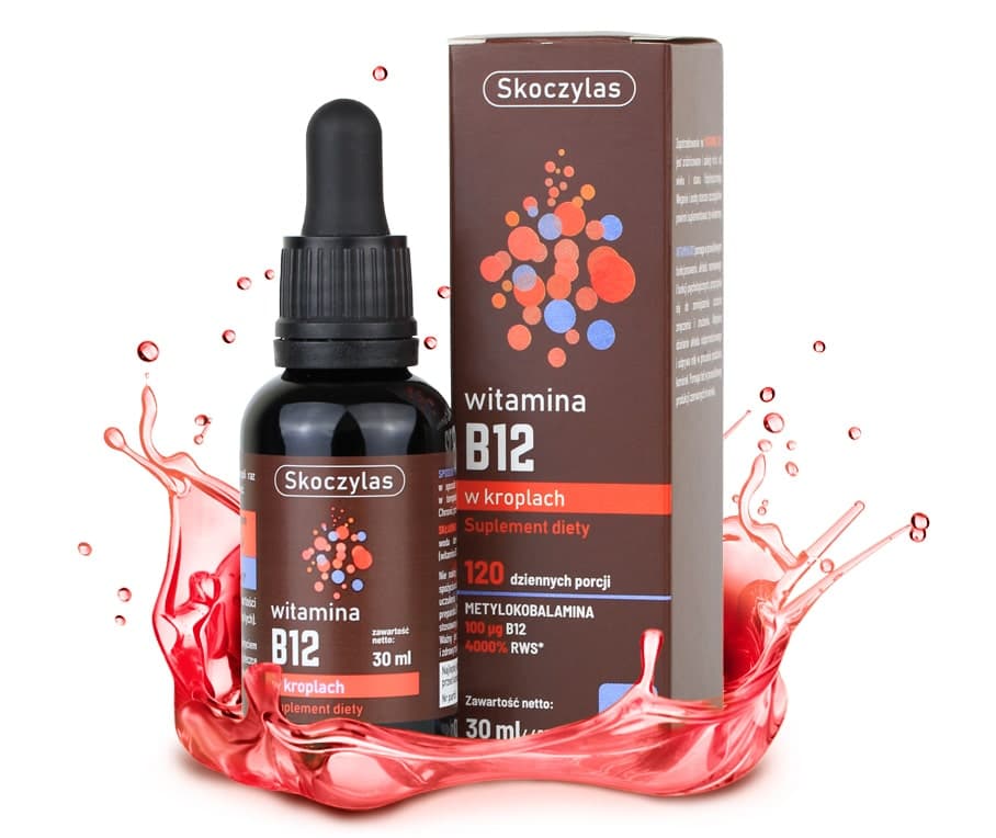 Skoczylas - B12-vitamiinipisarat - 30 ml – Skoczylas packaging