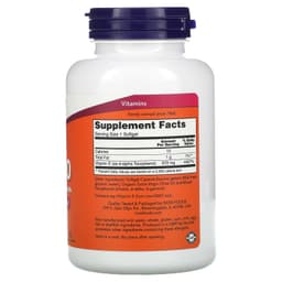 Now Foods - E-1000 With Mixed Tocopherols - 100 Sgels
