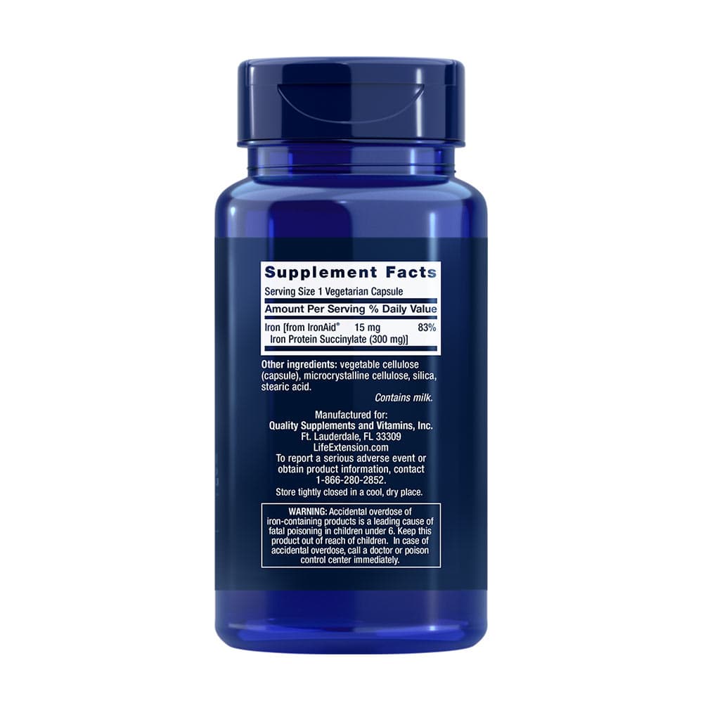 Life Extension - Iron Protein Plus, 300mg - 100 Vcaps