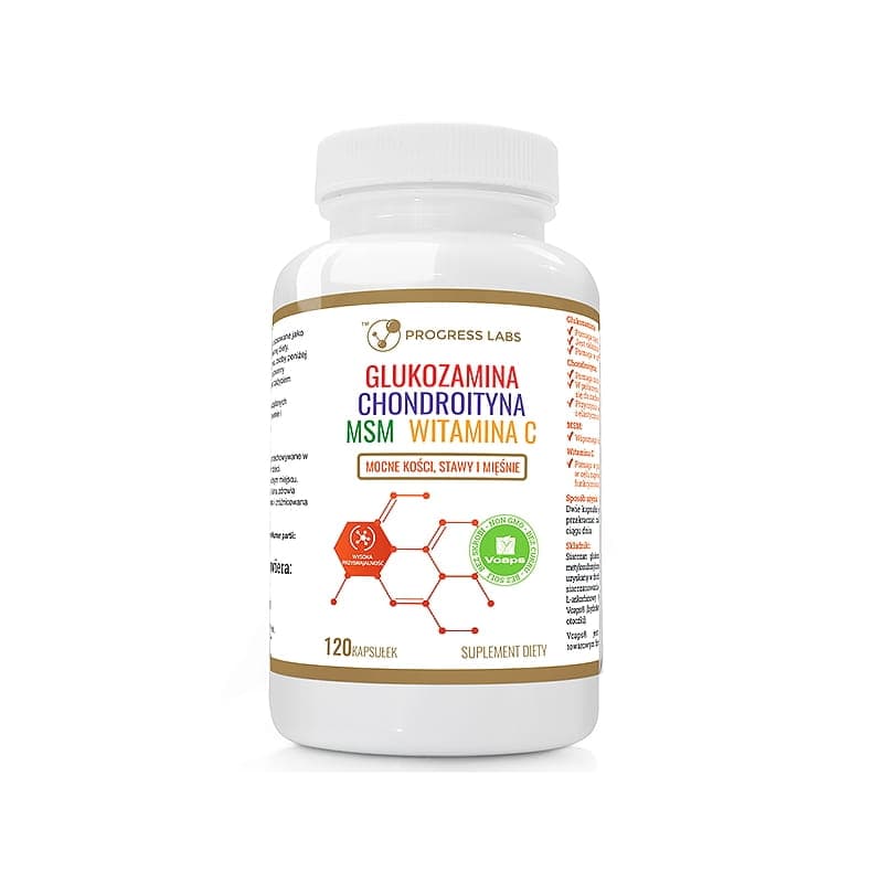 Progress Labs - Glucosamine Chondroitin MSM Vitamin C