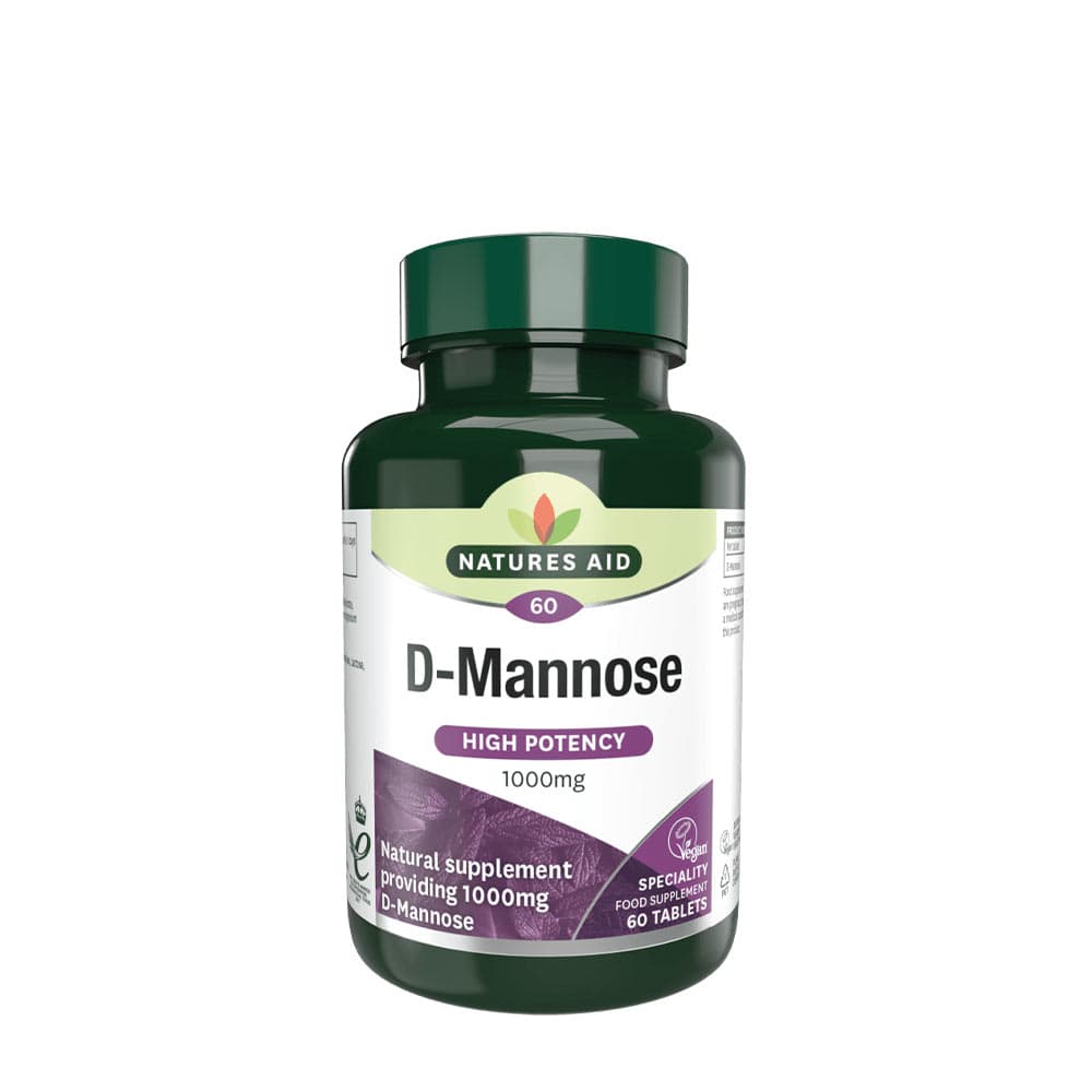 Natures Aid - D-Mannose - 60 Tabs