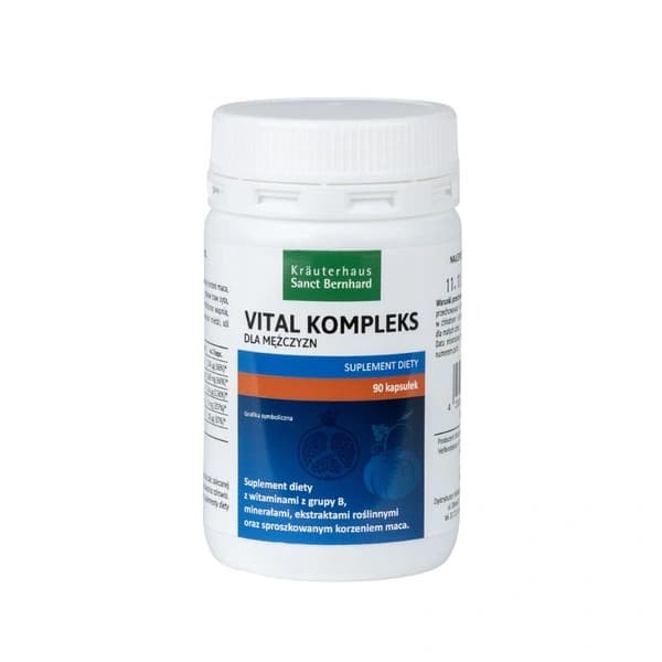 Kräuterhaus Sanct Bernhard - Vital Complex For Men - 90 Caps