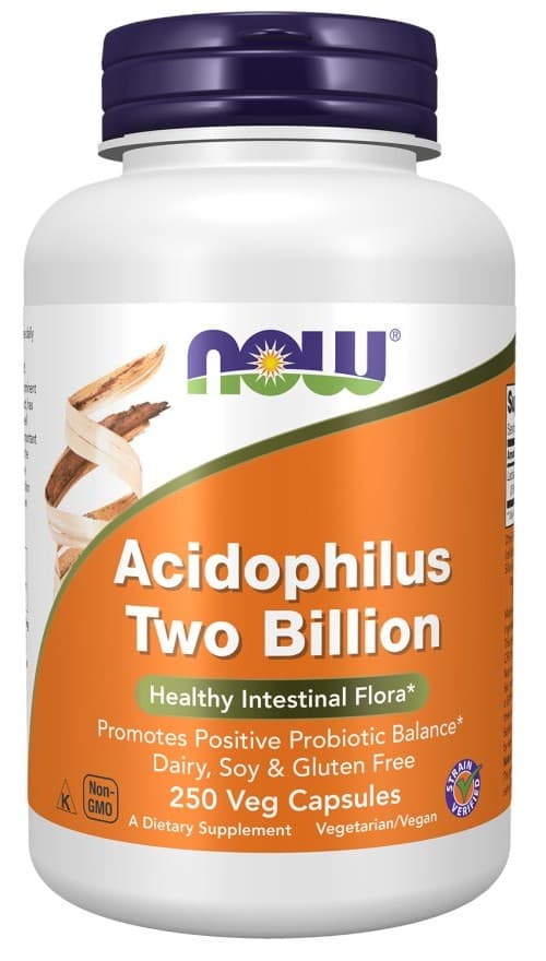 NOW Foods - Acidophilus Two Billion – NOW Foods förpackning