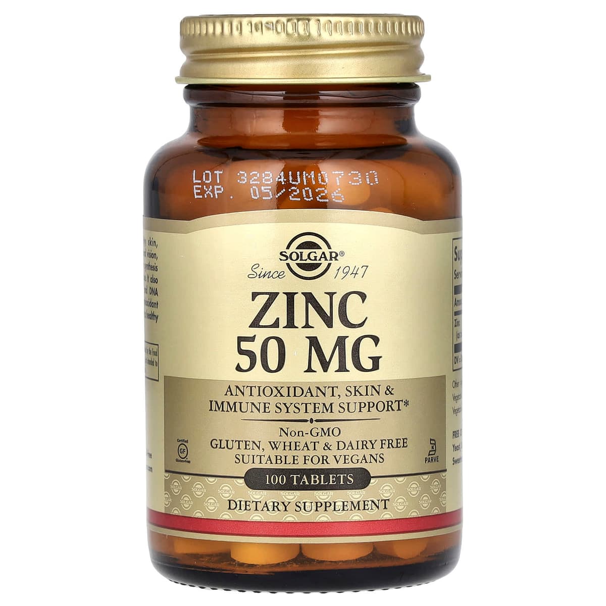 Solgar - Zinc - 100 Tablets