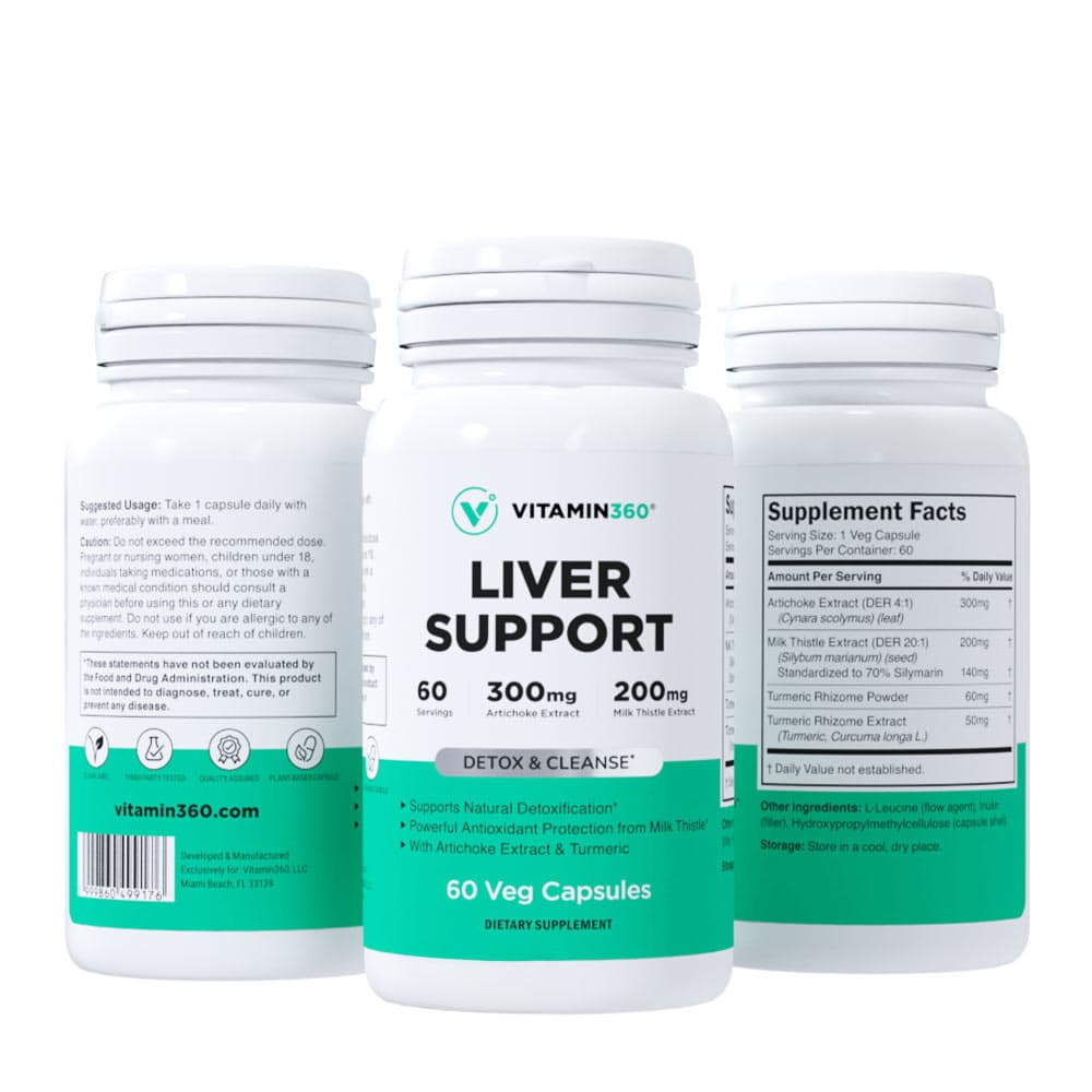 Vitamin360 - Liver Support - 60 Vcaps