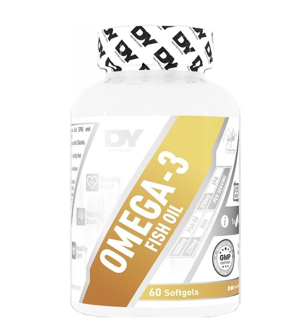 Dorian Yates - Omega 3 Fish Oil - 60 Sgels – Dorian Yates förpackning