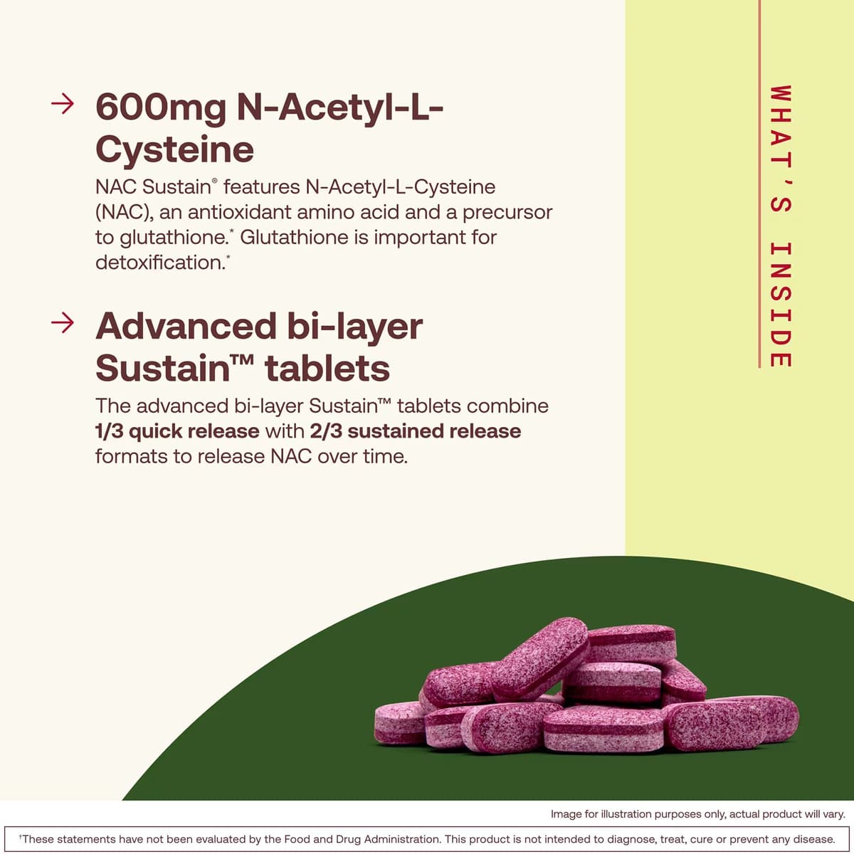 Jarrow Formulas - N-Acetyl Cysteine Sustain - 60 Tabs