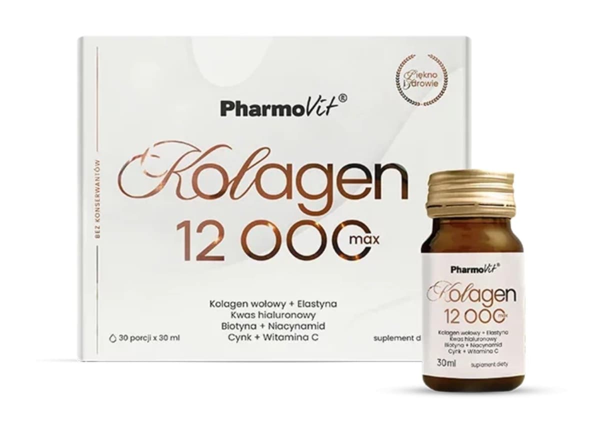 PharmoVit - Collagen 12000 Max - 30 ml x 30 portions – Pharmovit förpackning