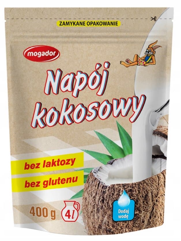 Mogador - Coconut Drink Powder 400g – Mogador förpackning