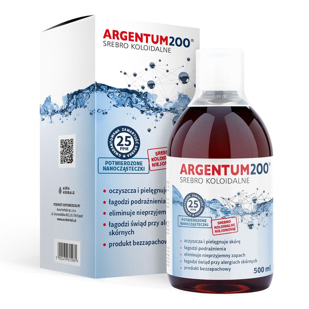 Aura Herbals - 25 Ppm - 500ml – Aura Herbals förpackning
