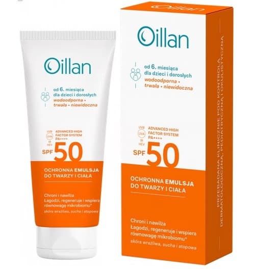 Oillan - Sun Protective Emulsion Spf 50 - 100ml