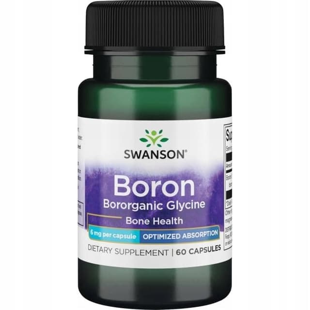 Swanson - Albion Boron Bororganic Glycine - 60 Caps