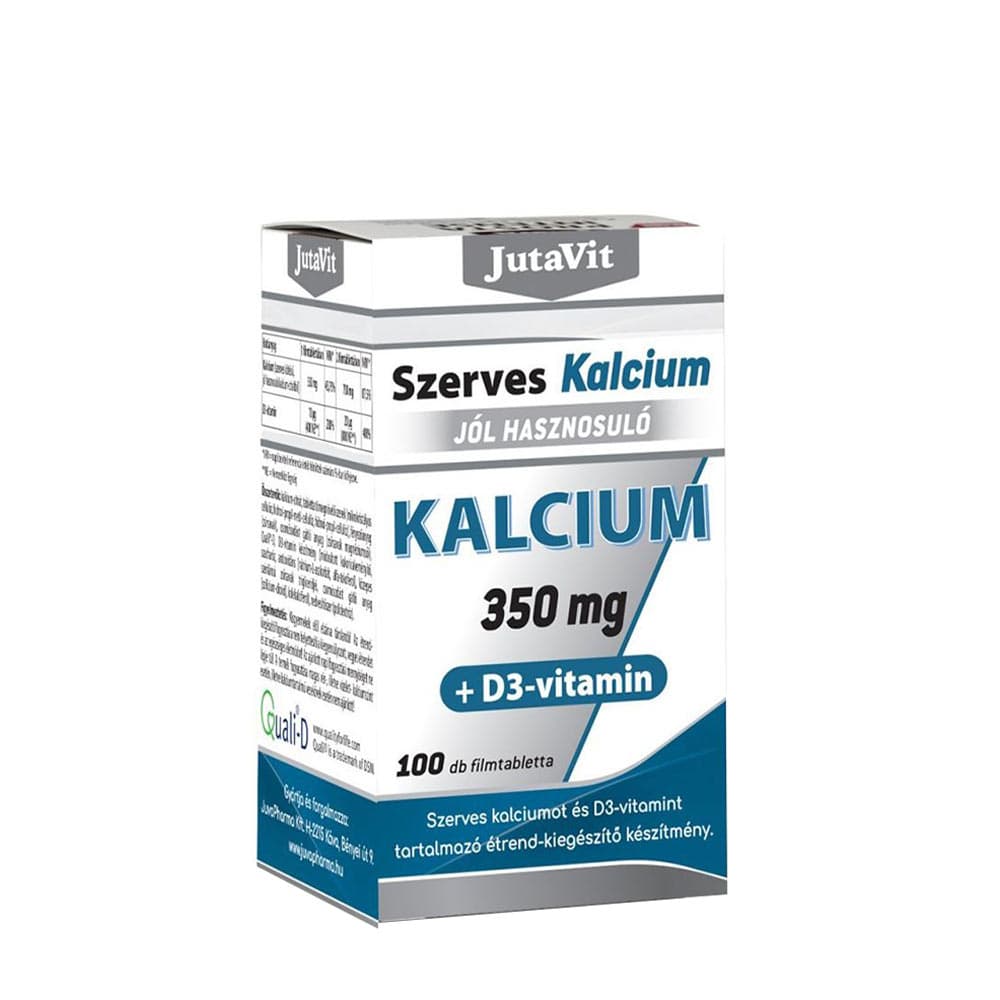 Jutavit - Szerves Kalcium + D3-Vitamin - 100 filmtabletta