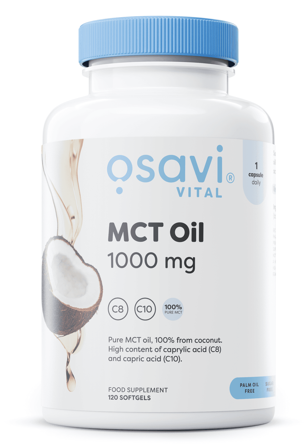 Osavi - MCT Oil, 1000mg – Osavi förpackning