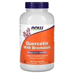 NOW Foods - Quercetin With Bromelain - 240 Veg Capsules