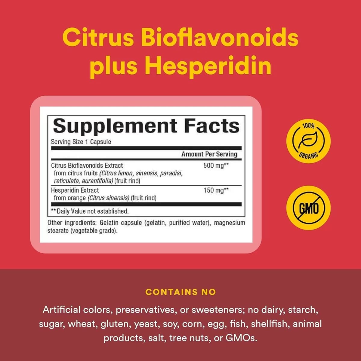 Natural Factors - Citrus Bioflavonoids - 90 Caps