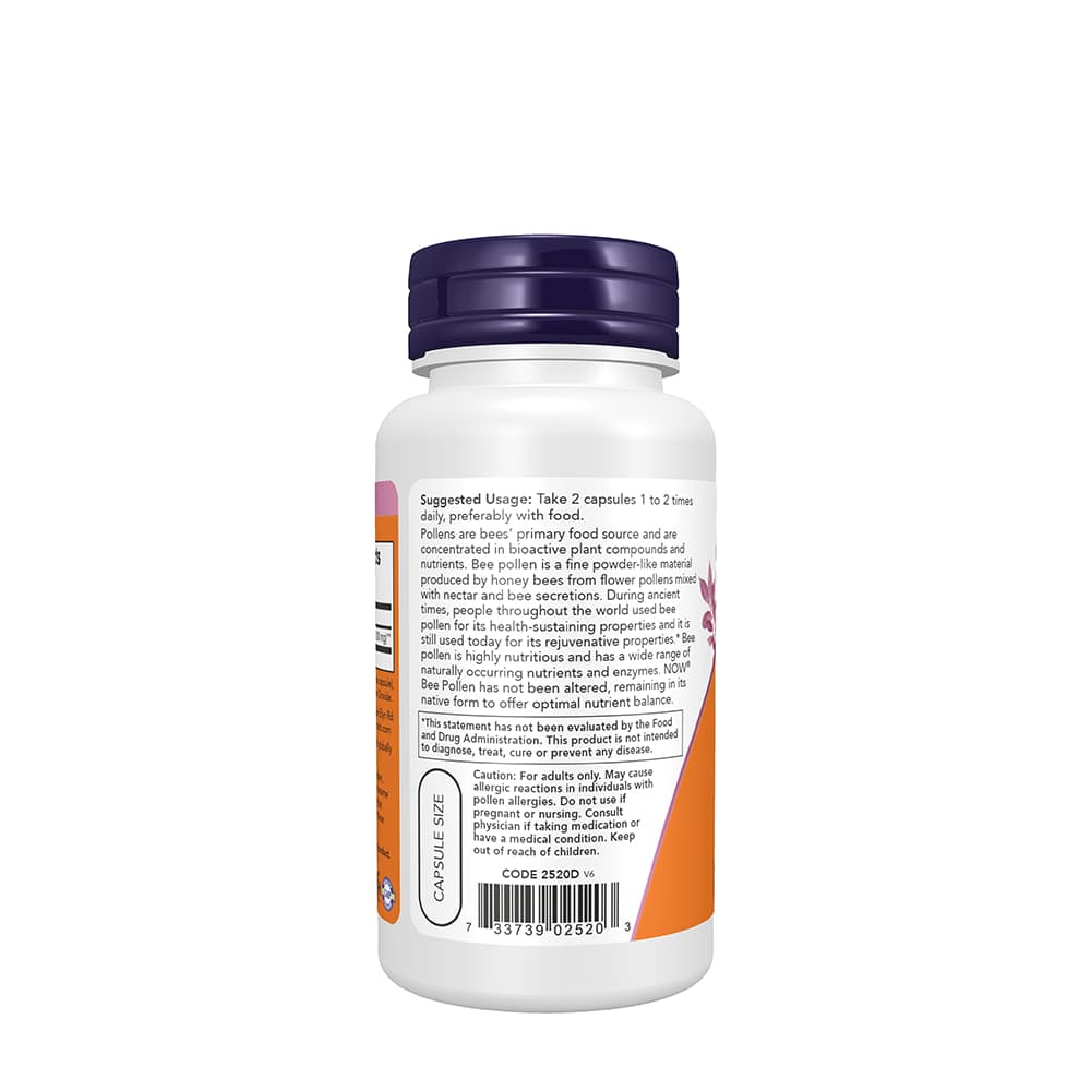 NOW Foods - Bee Pollen - 100 Caps