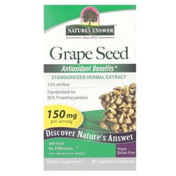Nature's Answer - Grape Seed, 150mg - 60 vcaps