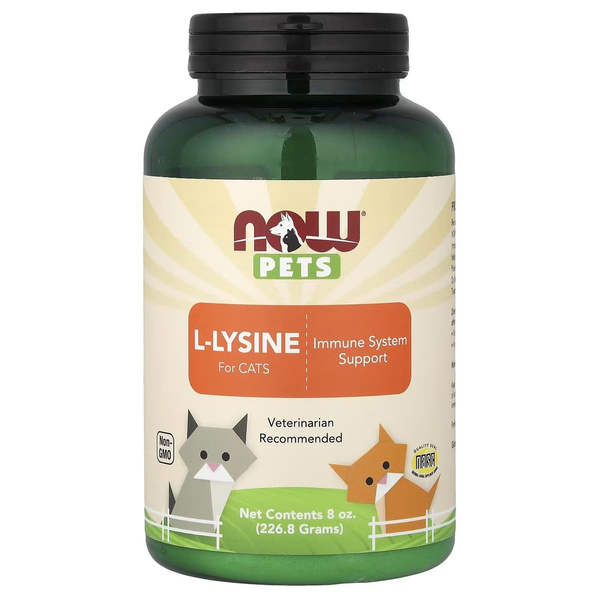 NOW Foods - L-Lysine For Cats - 226.8g