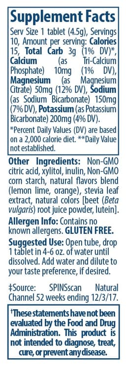 Trace Minerals Max-Hydrate Endurance - Citrus - 10 Effervescent Tabs - 10 Tabs / 1.59oz (45g)