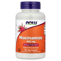 NOW Foods - Niacinamide - 100 Veg Capsules