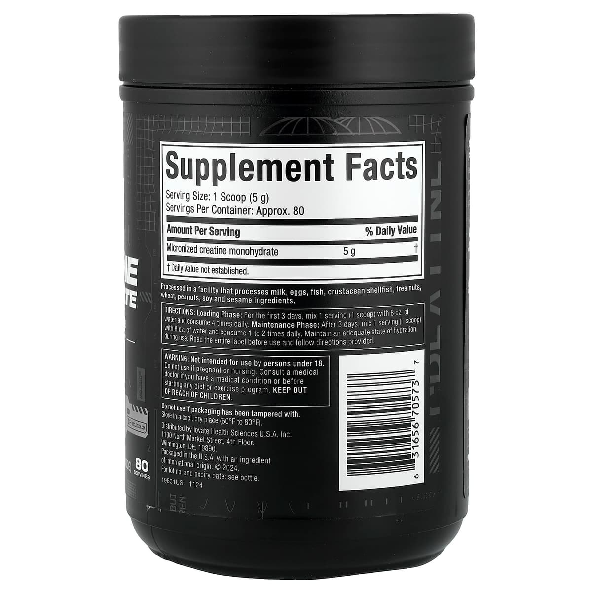 Muscletech - Platinum 100% Creatine Monohydrate - 400g
