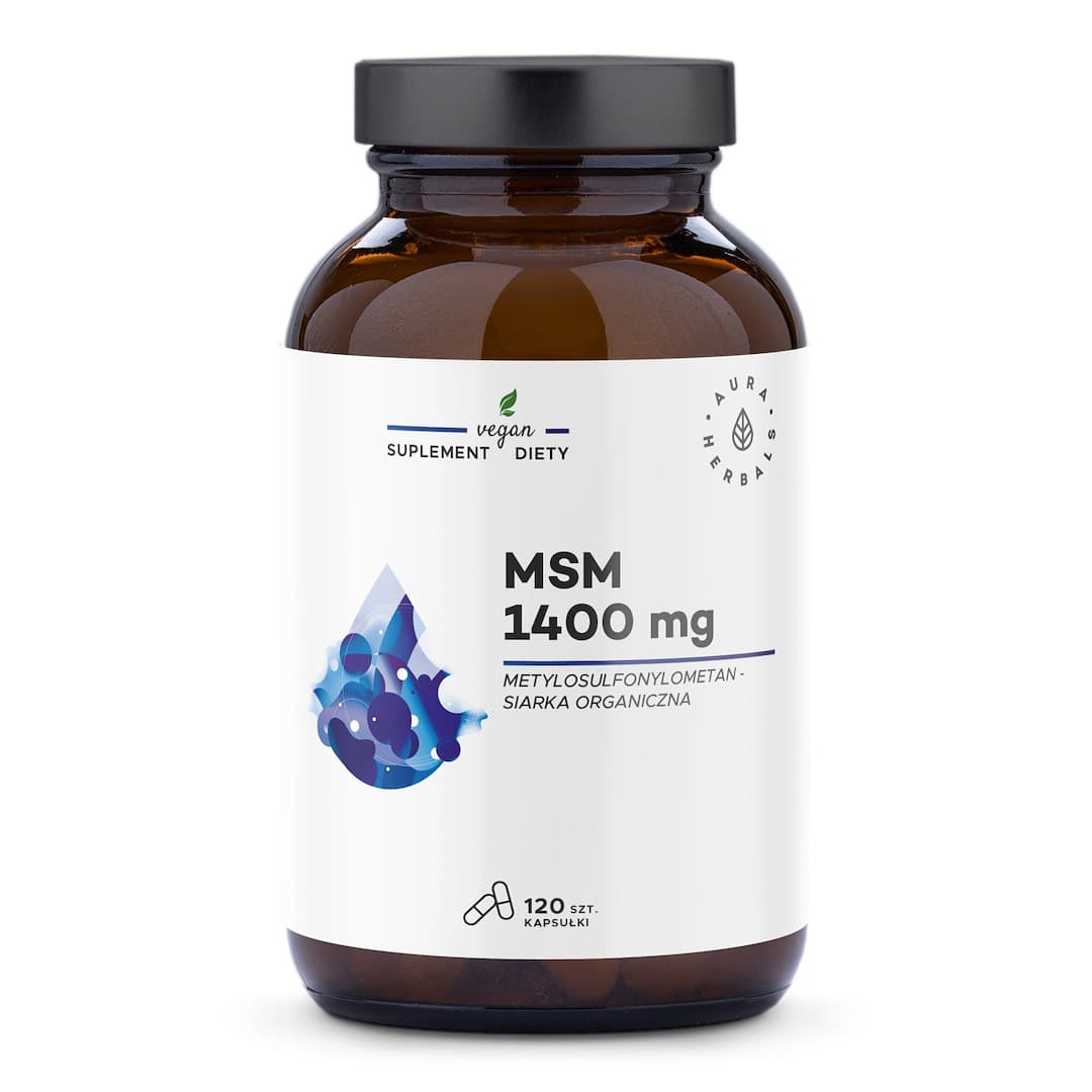 Aura Herbals - MSM - Joint Support – Aura Herbals förpackning