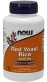 NOW Foods - Red Yeast Rice 10:1 Extract 1200mg - 60 Tabs